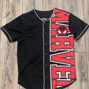Marvel Black and Red Spider-Man Jersey size small